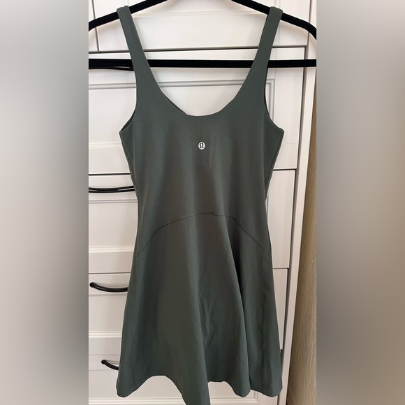 lululemon athletica Dresses & Skirts - Lululemon Athletica Align dress, Dark Forest, Size 4